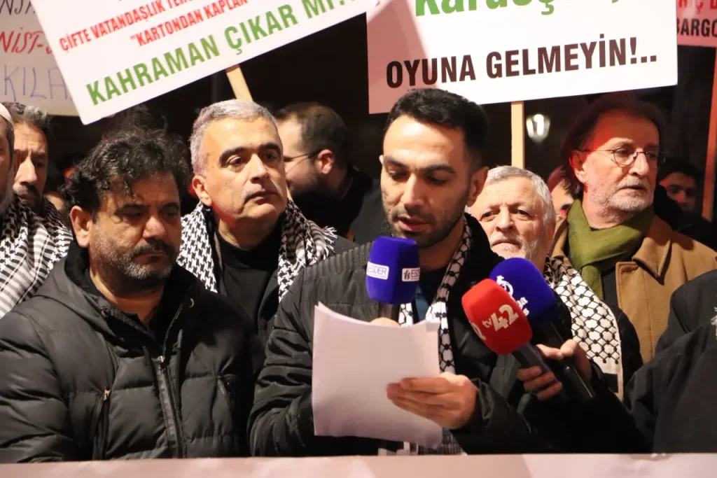 Konya’da İran için dayanışma yürüyüşü